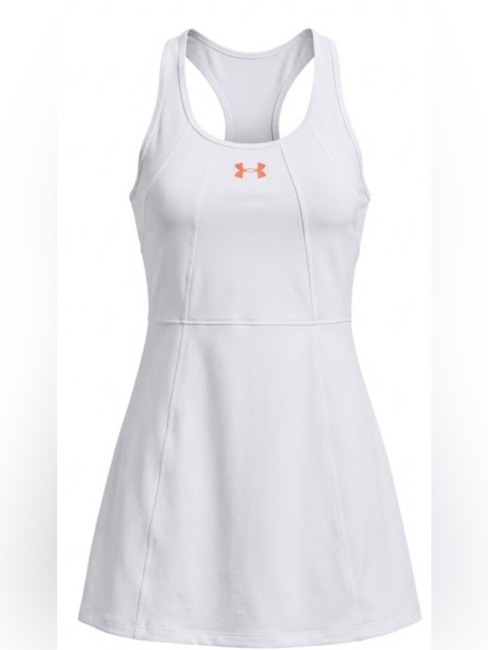 Under Armour HeatGear White Racerback Tennis Golf Athletic Dress - Medium